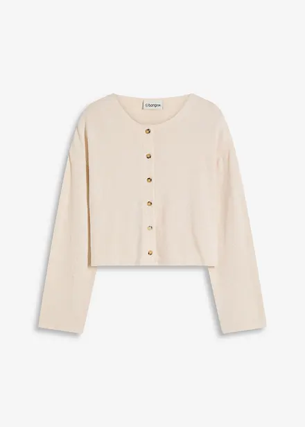 Finstrikket cardigan