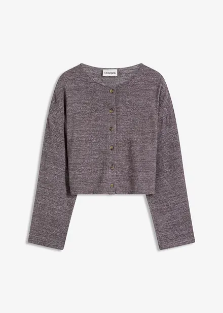 Finstrikket cardigan