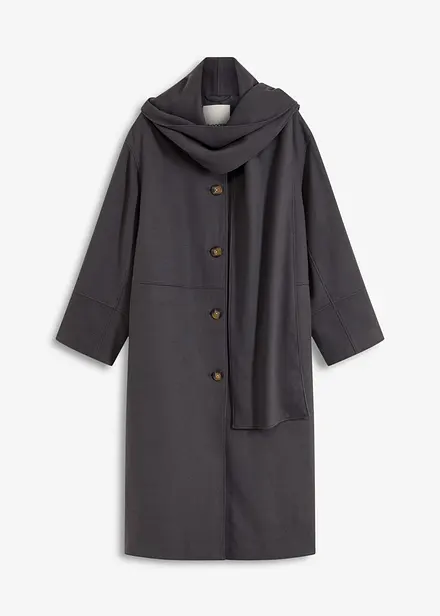 Oversized kåpe av myk viskosemiks