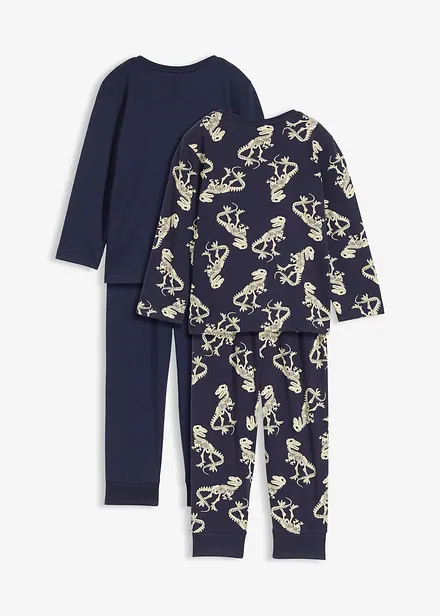 Pyjamas i myk bomull (4-delt sett)