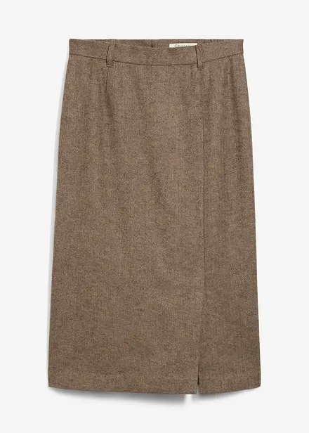 Blyantskjørt med ull