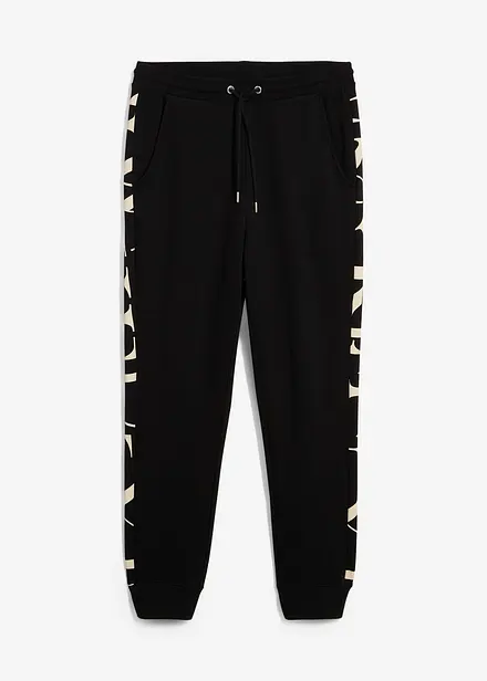 Joggebukse med innfelling, Regular Fit