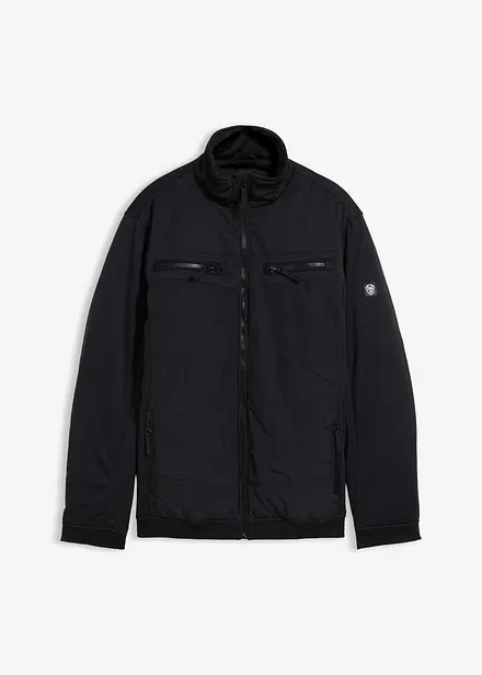 Softshell-vinterjakke i bomberjakkemodell