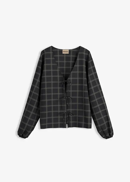 Oversized bluse av  myk viskose