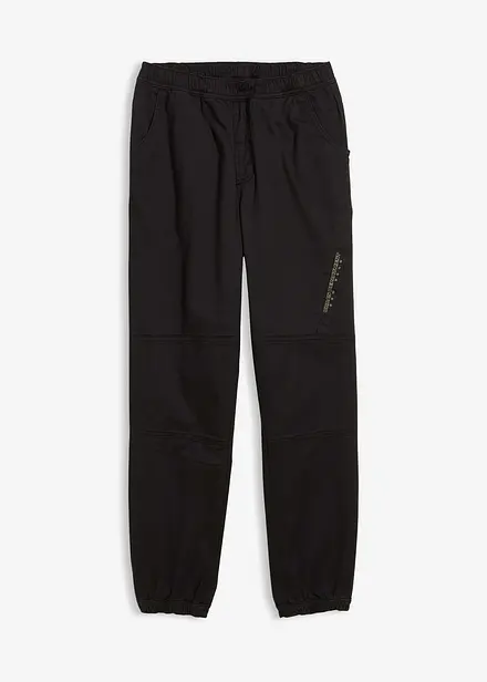 Varm, Loose Fit-pull on-bukse med jerseyf&ocirc;r