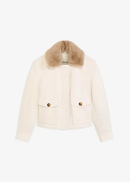 Vinterjakke i ullstil