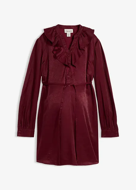 Mammabluse i myk sateng