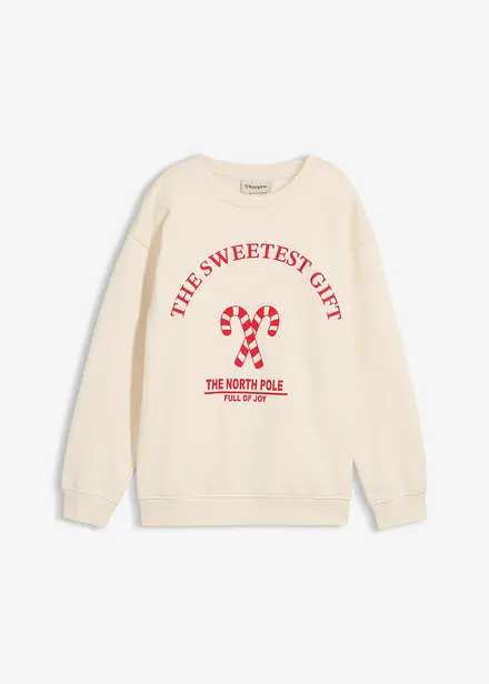 Mamma- og ammesweatshirt av myk økologisk bomull