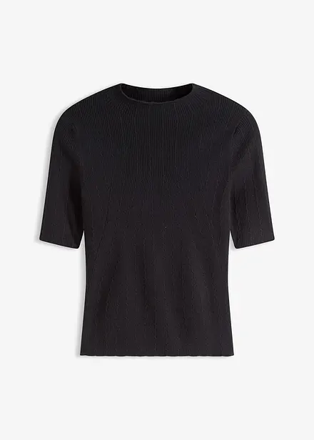 Ribbestrikket genser