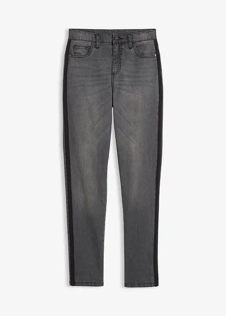 Termojeans med jerseyf&ocirc;r, Mid Waist