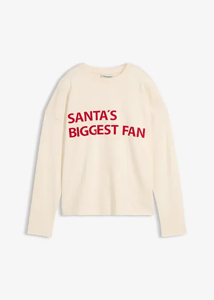 Oversized topp av bomull