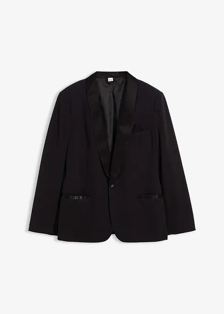 Smokingjakke i materiale med stretch,  Slim Fit