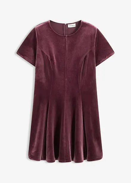 Minikjole i myk fløyel