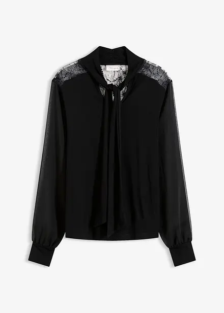 Sl&oslash;yfe-topp med blonder