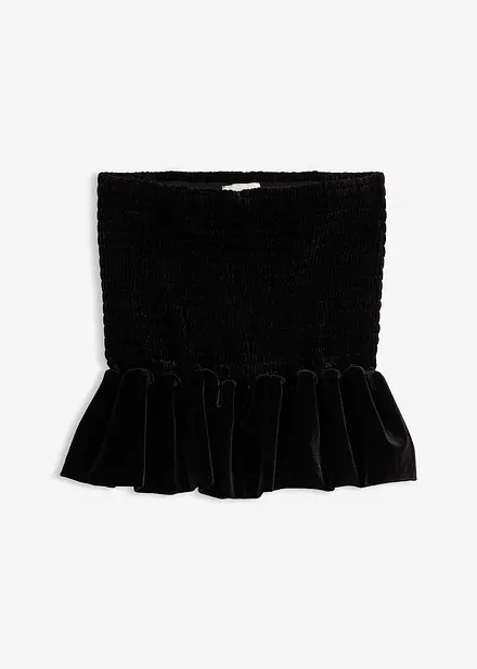 Bukseskjørt i myk fløyel