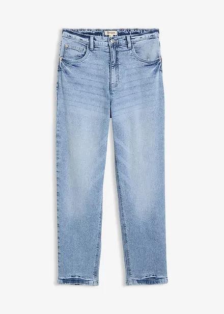 Mom-jeans High Waist, Low Stretch, cropped