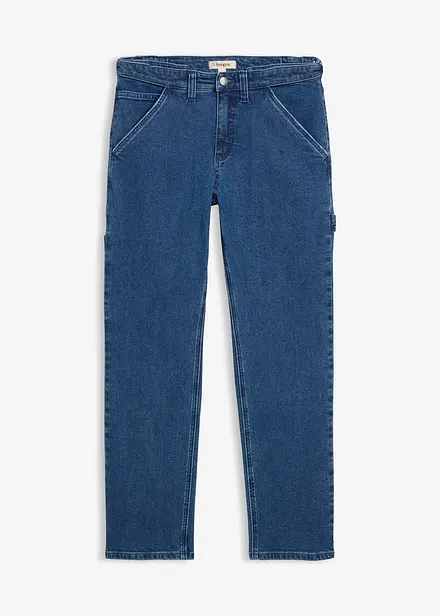 Relaxed fit Carpenter-jeans med komfortlinning, Straight