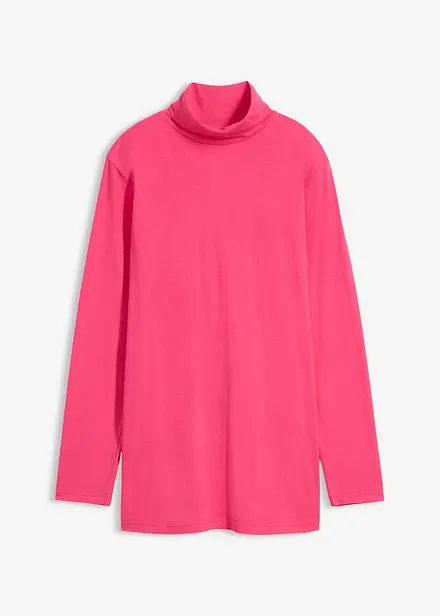 Topp i &oslash;kologisk bomull med h&oslash;y hals