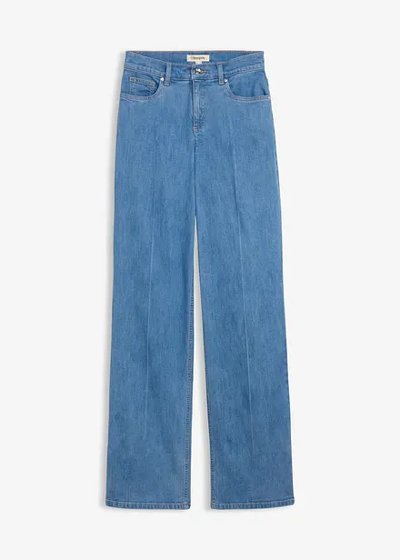 Loose Fit, Straight-jeans Mid Waist, Full Length