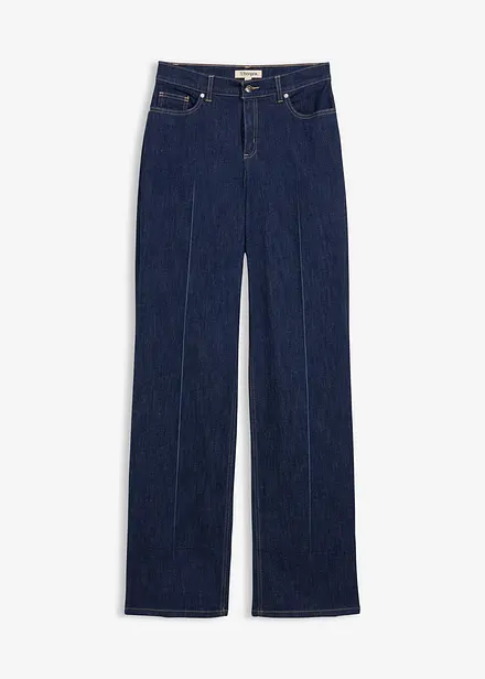 Loose Fit, Straight-jeans Mid Waist, Full Length