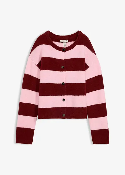 Finstrikket cardigan