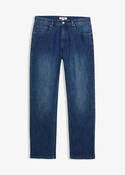 Relaxed Fit-jeans i &oslash;kologisk bomull med stretch, Straight