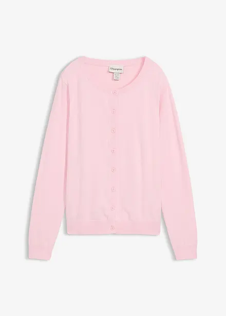 Finstrikket cardigan