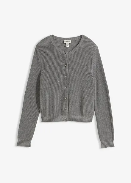 Cardigan med ull og fine knapper