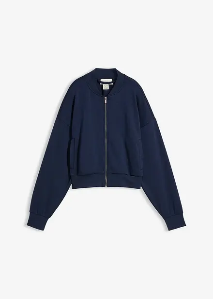 Bomberjakke av myk viskosemiks