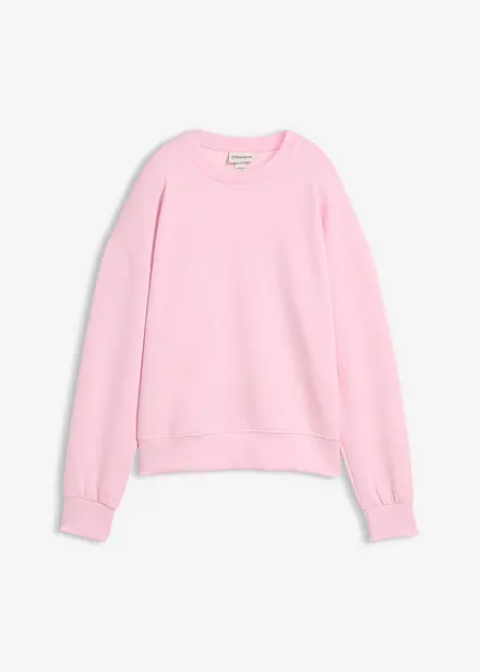 Sweatshirt i mykt scubamateriale