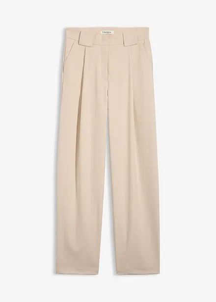 Barrel-bukse med h&oslash;y linning