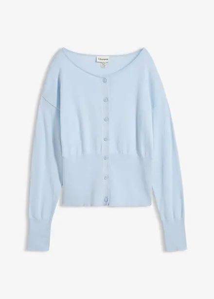 Finstrikket cardigan