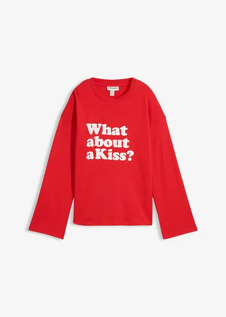 Langermet topp av fast bomull