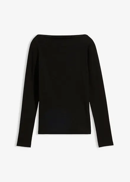 Ribbet topp i figurn&aelig;r modell