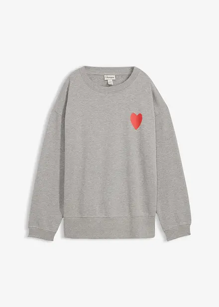 Oversized sweatshirt i &oslash;kologisk bomull