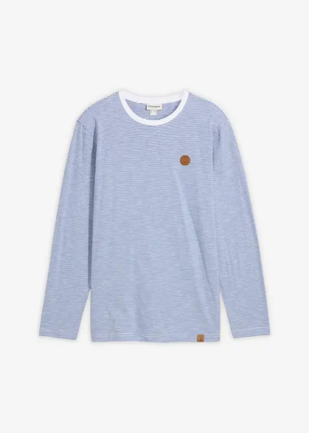 Langermet topp i 100% &oslash;kologisk bomull