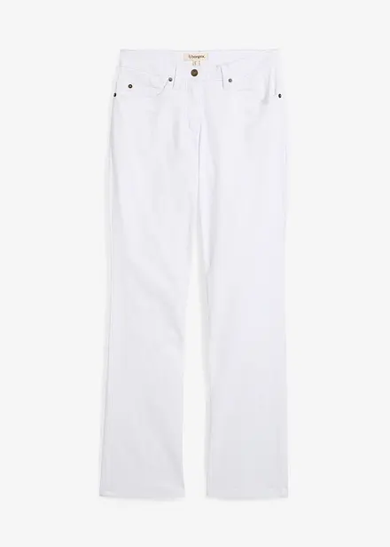 Straight-jeans Mid Waist, Stretch