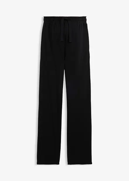 Mammabukse i sweatmateriale med regulerbar benkant, av 100% &oslash;kologisk bomull