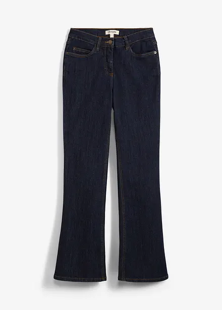 Bootcut-jeans Mid Waist, Stretch
