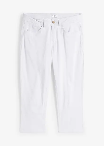 Slim Fit-jeans Mid Waist, Cropped