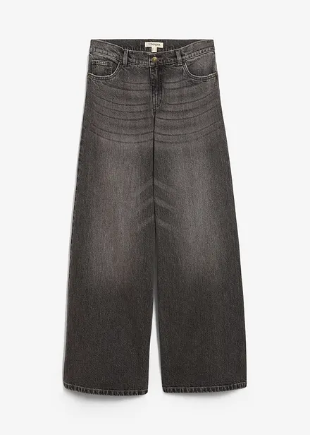 Wide Leg-jeans Mid Waist