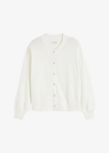 Cardigan i ren bomull