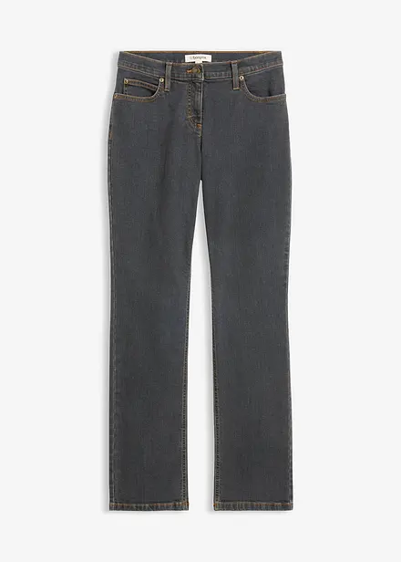 Straight-jeans Mid Waist, Stretch