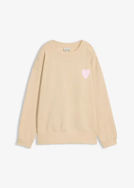 Oversized sweatshirt i &oslash;kologisk bomull