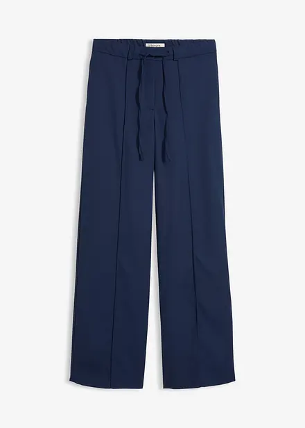 Bukse i rett modell med komfortlinning