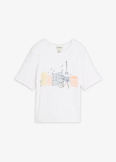 T-skjorte i viskosemiks