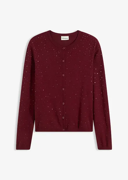 Cardigan med strass