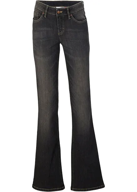 Bootcut-jeans Mid Waist, Komfort-Stretch