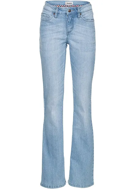 Bootcut-jeans Mid Waist, Komfort-Stretch