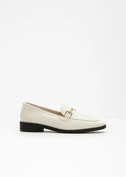 Loafers med spenne